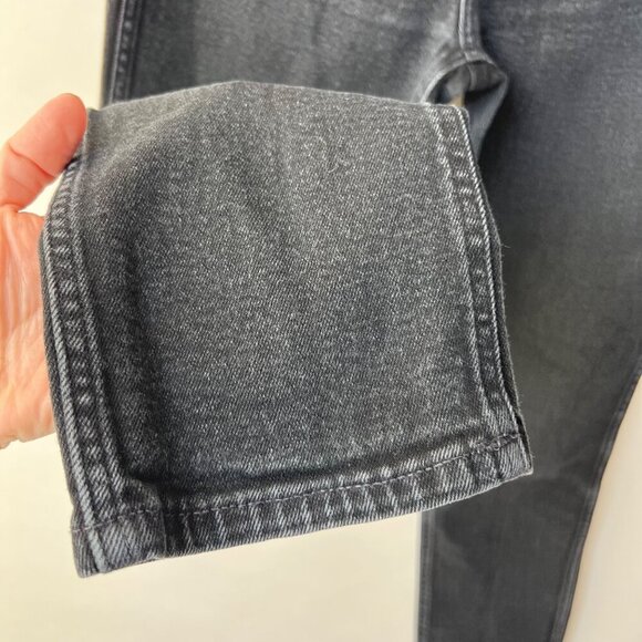 RE/DONE High-Rise Straight Jeans ,Size 29, Black Washed N57 - Picture 6 of 11